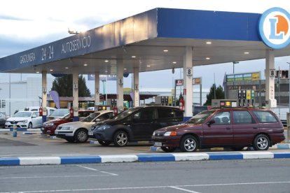 Imagen de la gasolinera de E.Leclerc en León. RAMIRO