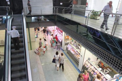 Imagen del interior del Mercado de Abastos.