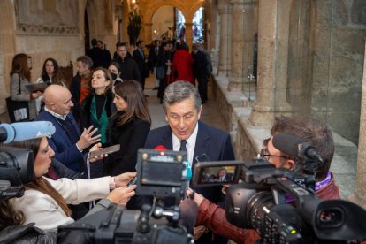 Emilio Tuñón, en Cáceres, antes de recibir el Premio Nacional de Arquitectura. JERO MORALES