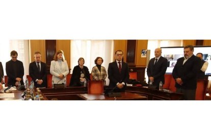 Último Pleno celebrado en el Ayuntamiento de León. RAMIRO