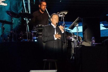 Julio Iglesias, en una actuación en Cambrils en agosto del 2016.