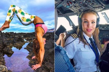 Malin Rydquist acumula seguidores en las redes sociales por sus posturas perfectas de yogas en lugares idílicos.