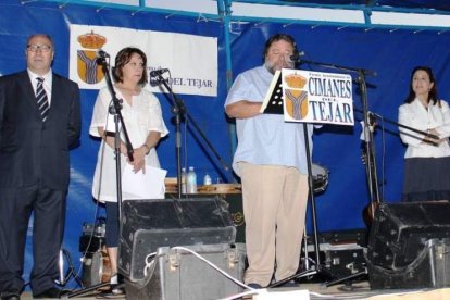 El periodista Raimundo Castro, durante el pregón.