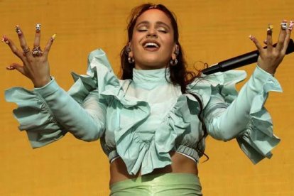 Rosalía en el festival Mad Cool 2019.