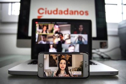 Fotografía facilitada por Ciudadanos (Cs) de su presidenta. PEDRO RUIZ