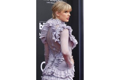 Swift posa a su llegada a los Premios Billboard 2019 que se celebraron el pasado mes de mayo en el MGM Grand Garden Arena de Las Vegas.