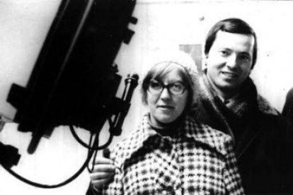 Svetlana Gerasimenko y Klim Churyumov, codescubridores del comet 67P, fotografiado en 1975 con un telescopio fotográfico Zeiss en Dushanbe, Tayiskistán.