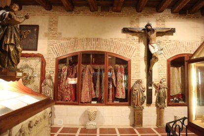 El Cristo de la Agonía en el Monasterio de Sahagún.