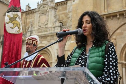 La periodista de Diario de León Cristina Fanjul. CASARES