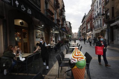 La calle Ancha de León. JESÚS F. SALVADORES