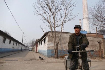 Ciudad de Tangshan, una de las más contaminadas en la provincia china de Hebei.