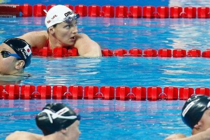 La húngara Katinka Hosszu, en una de las finales del Mundial de Hangzhou.