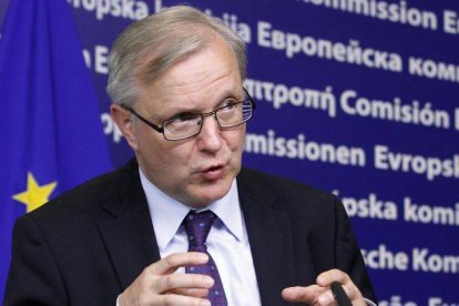 El comisario europeo de Asuntos Económicos y Monetarios, Olli Rehn, el pasado 4 de junio.