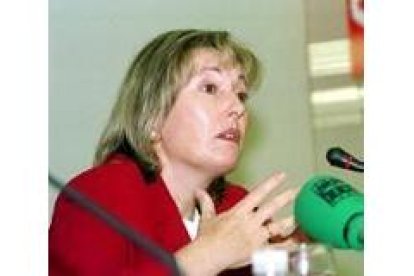 Amparo Valcarce, diputada leonesa del PSOE, en una imagen de archivo