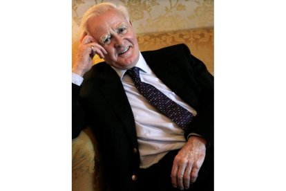 John le Carré, en una entrevista para EFE celebrada en Barcelona en 2007.