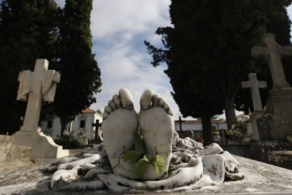 El cementerio de León, ubicado en Puente Castro, acumula más de 20.000 unidades de enterramiento. JESÚS