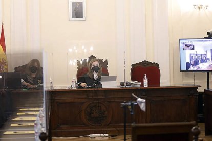 Sala de vistas habilitadas para un jurado popular recientemente. MARCIANO PÉREZ