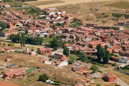 Vista aérea de la localidad de Valdevimbre, en una imagen de archivo. NARDO VILLABOY