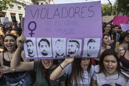 Manifestación contra la sentencia de La Manada