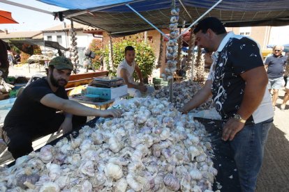 Santa Marina del Rey celebra la Feria del Ajo. RAMIRO