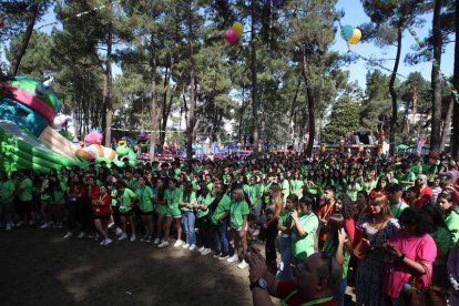 El parque del Temple se ha vuelto a convertir este año en el reino de la Ciudad Mágica. l. de la mata