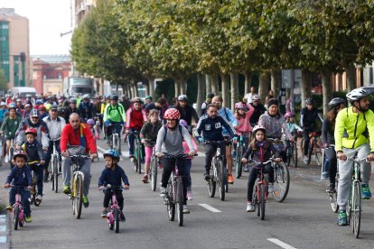 Fotografía del Día de la bici en su edición de 2019. FERNANDO OTERO