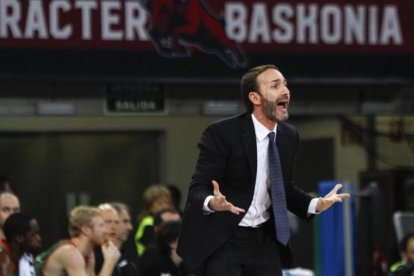 Sito Alonso, en un reciente partido del Baskonia.