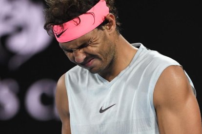 Nadal, en el Abierto de Australia 2018.