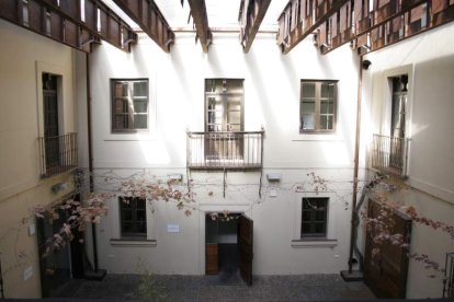 El interior del Palacio de Gaviria, sede del Colegio de Arquitectos de León. DANIEL