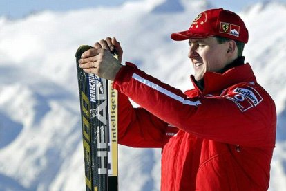 Michael Schumacher, en Madonna di Campiglio (Italia), en el 2003.