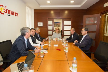 Margarita Torre ha presentado su propuesta a sus interlocutores de Cámara (visita con José Frade y Agustín Rajoy, miembros de la candidatura), CEL (con Agustín Rajoy) y Fele (con Agustín Rajoy y Ana Franco, también miembro de la lista de candidatos). PP