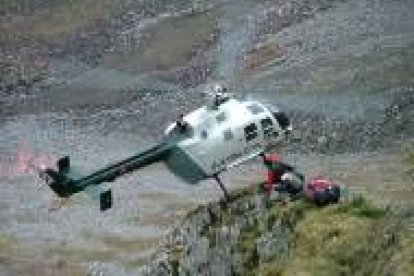 Óscar Acebes, presidente del Club de Montaña Teleno, sacó un buen número de fotografías del rescate