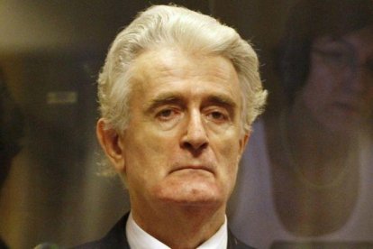 Karadzic, en su aparición inicial en el tribunal, el 31 de julio del 2008.