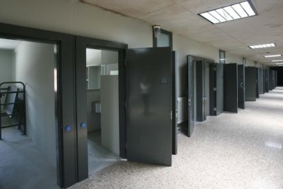 Interior de una de las galerías de la prisión de Lledoners.