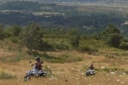 Los paseos en motos 4x4 ya son posibles en la montaña