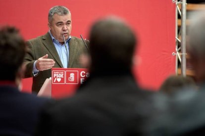 Santos Cerdán, secretario de Organización del PSOE. RAÚL SANCHIDRIÁN