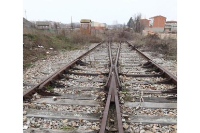 Tramo de la vía de la Plata en León. RAMIRO