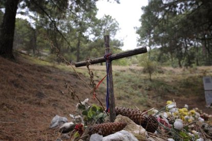 La fosa común de Viznar, cerca de donde se pone que fue asesonado García Lorca.