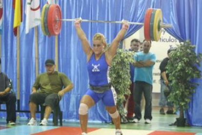 Lidia Valentín logró ayer en La Coruña su quinto título nacional absoluto.