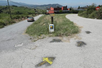 Uno de los puntos conflictivos es la zona que media entre Molinaseca y Ponferrada. L. DE LA MATA