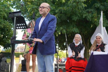 El actor Jesús Vidal, en un momento de su intervención. J. NOTARIO