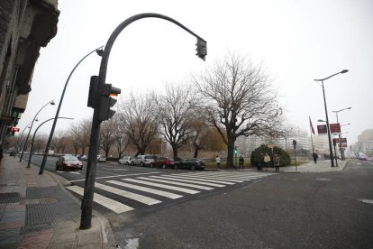 Paseo de Salamanca, en donde fue atropellada una mujer. JESÚS F. SALVADORES