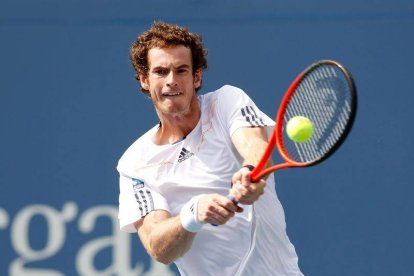 El tenista Andy Murray en la semifinal del US Open.