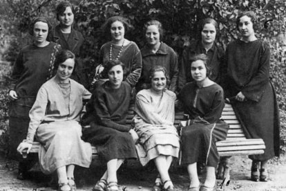 Las alumnas finalistas de 1924. AHIT, MADRID