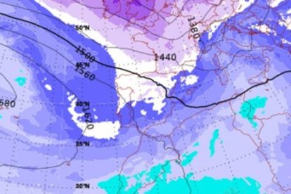 Se espera una bajada de las temperaturas en la medianoche del domingo al lunes. AEMET