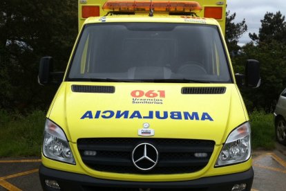 Fotografía de archivo de una ambulancia gallega. XUNTA DE GALICIA