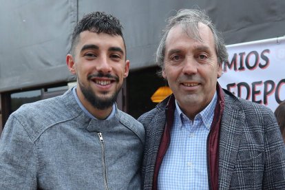 Colomán Trabado, a la derecha, junto a Saúl Ordóñez. L. DE LA MATA