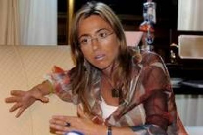 La vicepresidenta primera del Congreso, Carmen Chacón en una fotografía tomada ayer