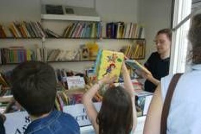 Imagen de la pasada Feria del Libro de León, celebrada en mayo