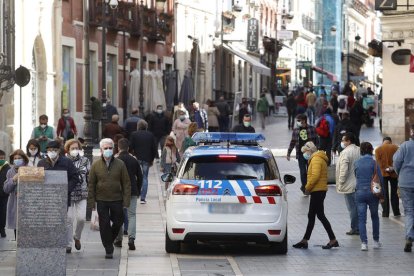 El suceso tuvo lugar en la calle Ancha. FERNANDO OTERO